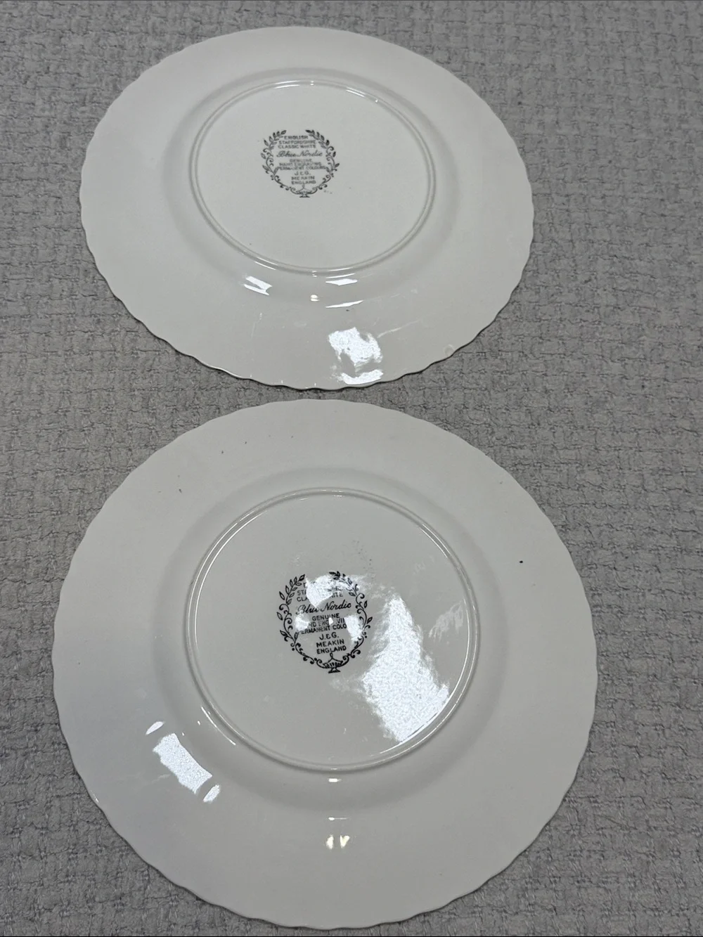 J & G Meakin Blue Nordic Dinner Plate 10